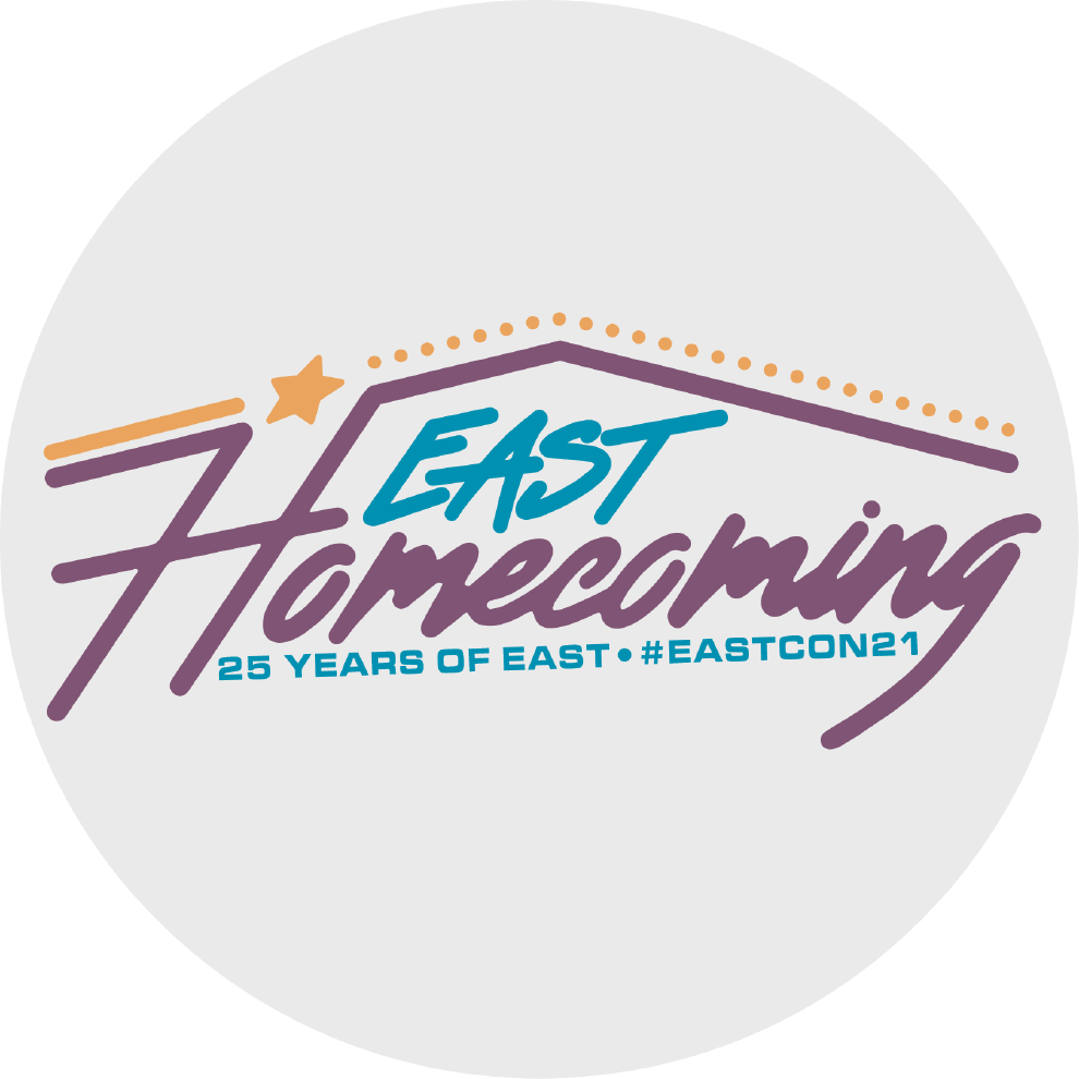 EAST Conference Logo in a circle